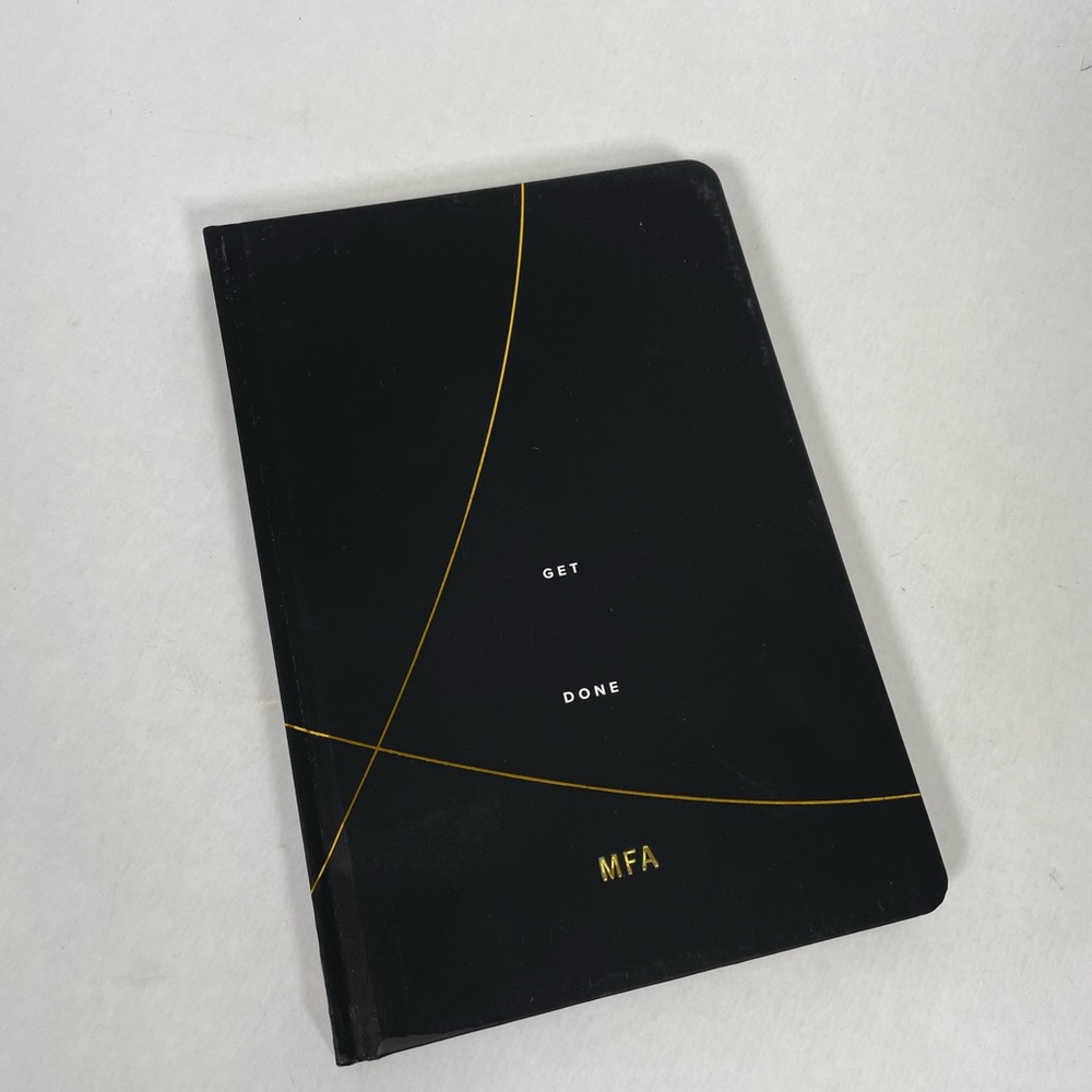 Bullet Journal Black and Gold